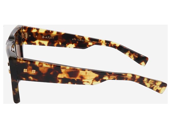 Balmain Gafas de sol de carey marrón Castaño - vista 4