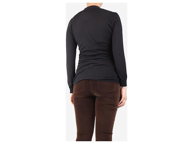 Max Mara Dünner brauner Strickcardigan - Größe M - Ansicht 2