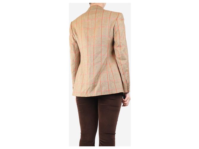 Max Mara Blazer de lana marrón - talla UK 10 Castaño - vista 2
