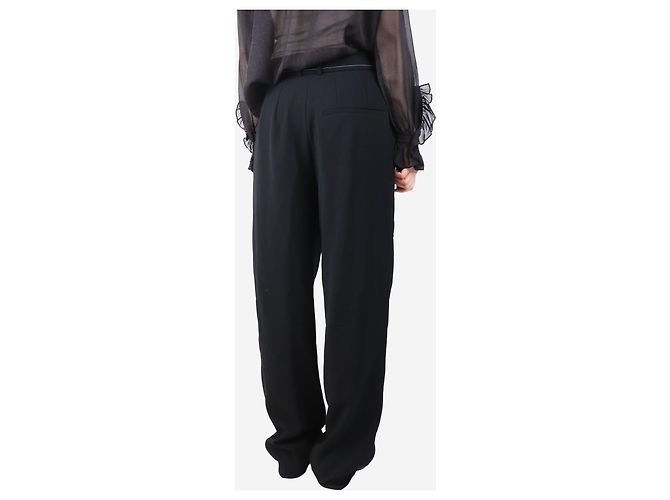 Joseph Schwarze Terry-Fluid-Twill-Hose - Größe UK 14 - Ansicht 3