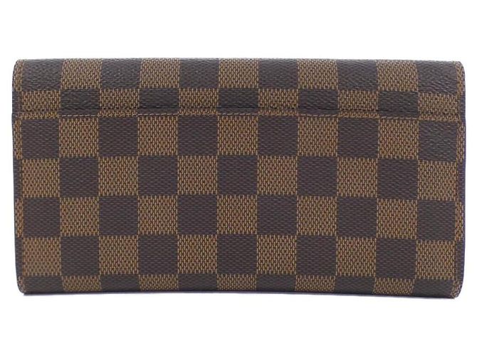 Portafoglio Sarah Damier Louis Vuitton Marrone - vista 2