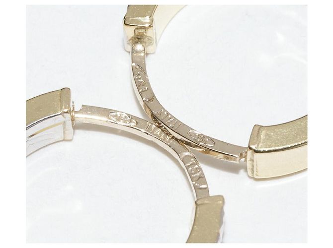 Autre Marque Au750 Ohrringe Golden - Ansicht 4