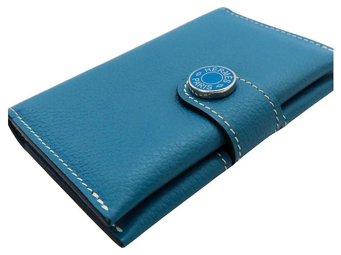 Hermès Hermes R.M.S Evercolor Card Case Blue - view 2