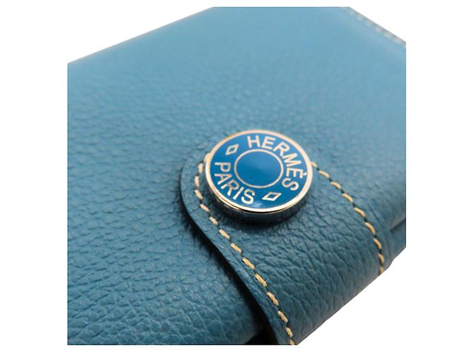 Hermès Hermes R.M.S Evercolor Card Case Blue - view 7