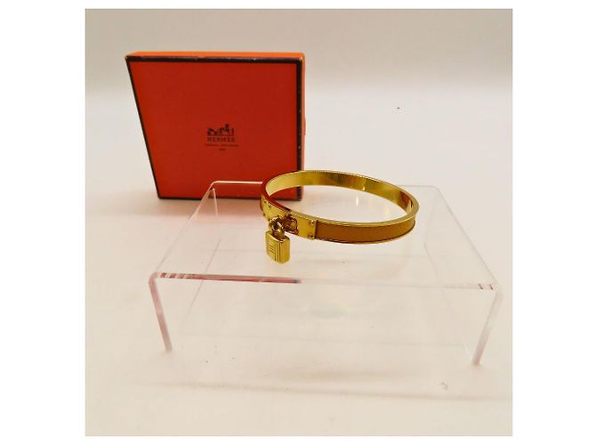 Bracciale Kelly Hermès Taglia 19 Giallo - vista 10