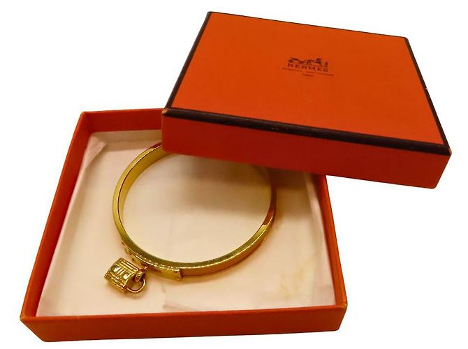Bracciale Kelly Hermès Taglia 19 Giallo - vista 2