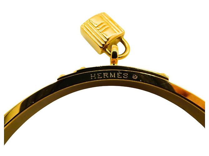 Bracciale Kelly Hermès Taglia 19 Giallo - vista 6