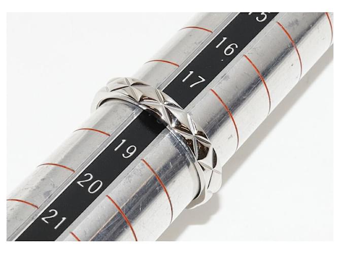 Chanel Matelassé Pt950 Ring Silber - Ansicht 2