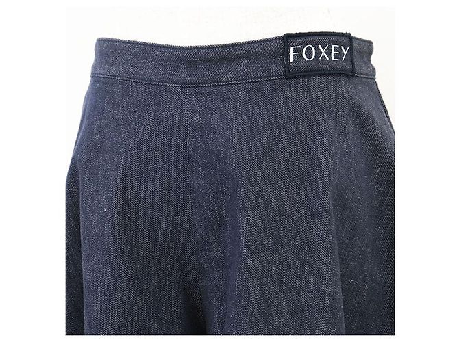 Autre Marque Shorts in denim Lily in cotone elasticizzato FOXEY NEW YORK - vista 7
