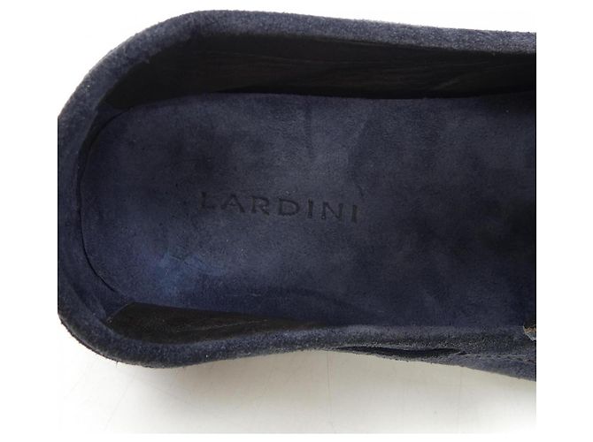 Autre Marque Lardini Leder-Sneaker Blau Marineblau - Ansicht 6