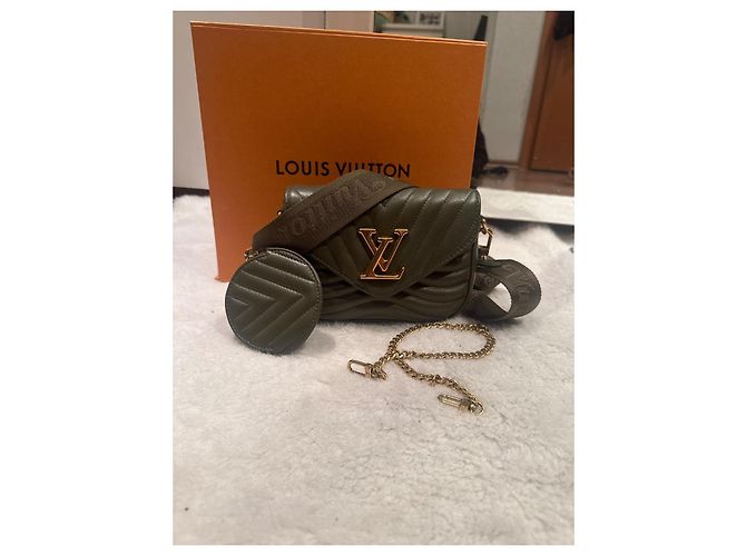 Noe Borsa a spalla Louis Vuitton Pelle Khaki Cachi - vista 2