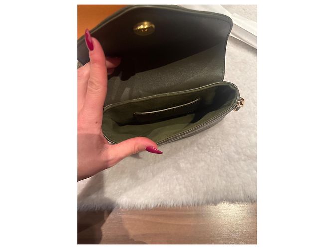 Noe Borsa a spalla Louis Vuitton Pelle Khaki Cachi - vista 3