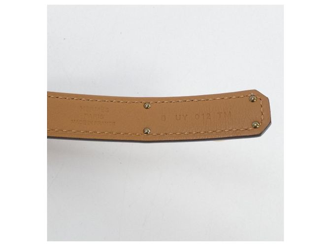 Hermès Cintura marrone standard Hermes Kelly 18mm - vista 3
