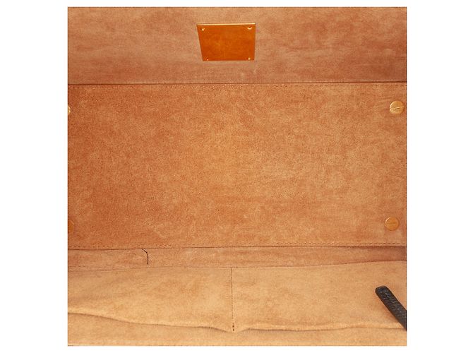 Borsa a Spalla BV Angle in Pelle di Vitello Grana Nera Bottega Veneta Nero - vista 4