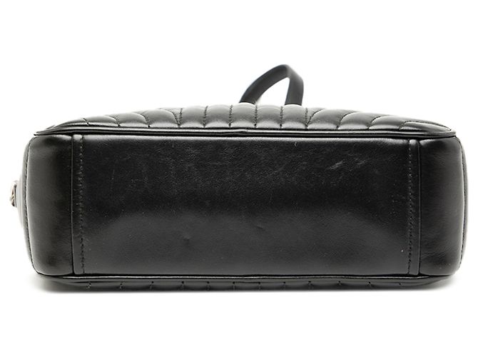 Borsa a tracolla Diagramme in pelle di vitello morbida nera di Prada Nero - vista 3