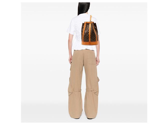 Louis Vuitton Marrone Monogram Randonnee PM - vista 8