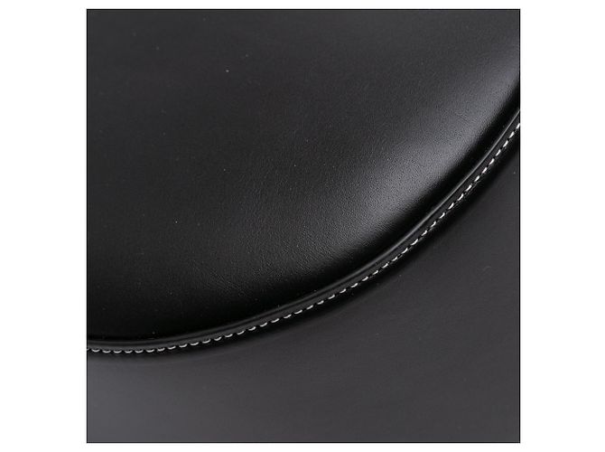 Bolsa Ohval média de couro preto Valentino - vista 7