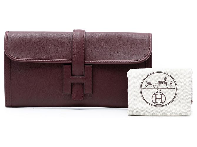 Hermès Rosso Evercolor Jige Elan 29 Bordò - vista 8