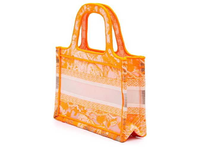 Book Tote Dior Naranja Mini Lona Bordada Dioriviera Tote de Libro - vista 2