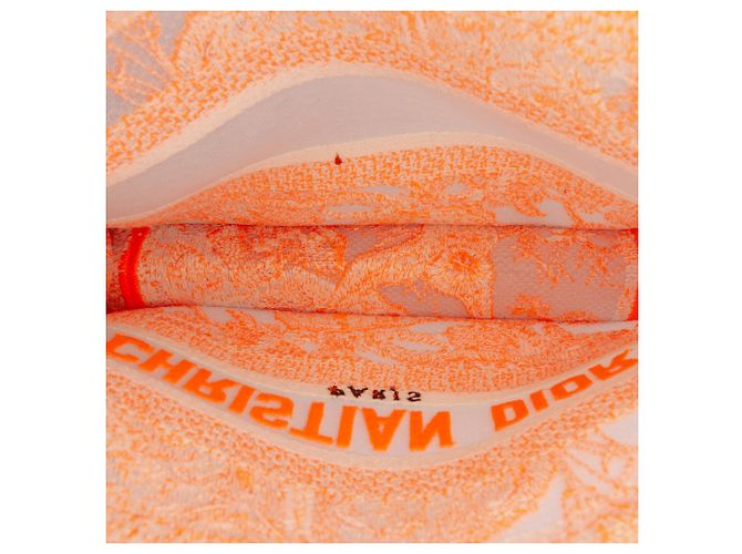 Book Tote Dior Naranja Mini Lona Bordada Dioriviera Tote de Libro - vista 4