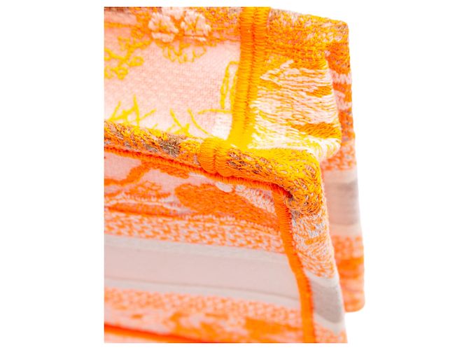 Book Tote Dior Naranja Mini Lona Bordada Dioriviera Tote de Libro - vista 7
