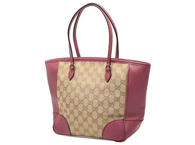Gucci Braune GG Canvas Bree Tote Beige - Ansicht 2