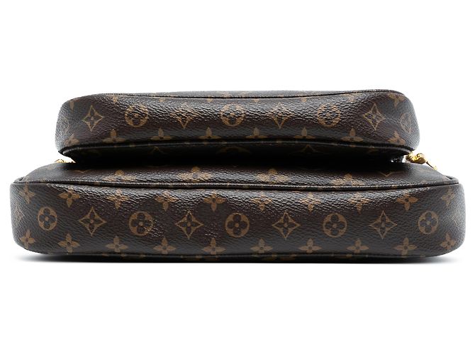 Multi Pochette Louis Vuitton Pochette Accessoires Multi Monogram Marrone - vista 3