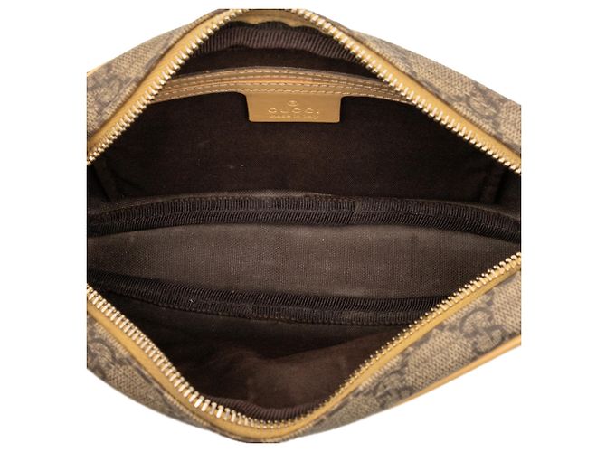 Borsa a tracolla Gucci Beige GG Supreme - vista 4