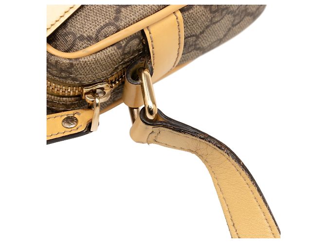 Borsa a tracolla Gucci Beige GG Supreme - vista 8