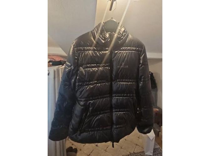 Giacca Moncler Nera con Piuma Nero - vista 3