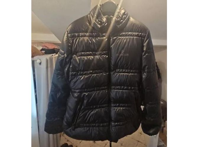 Giacca Moncler Nera con Piuma Nero - vista 4