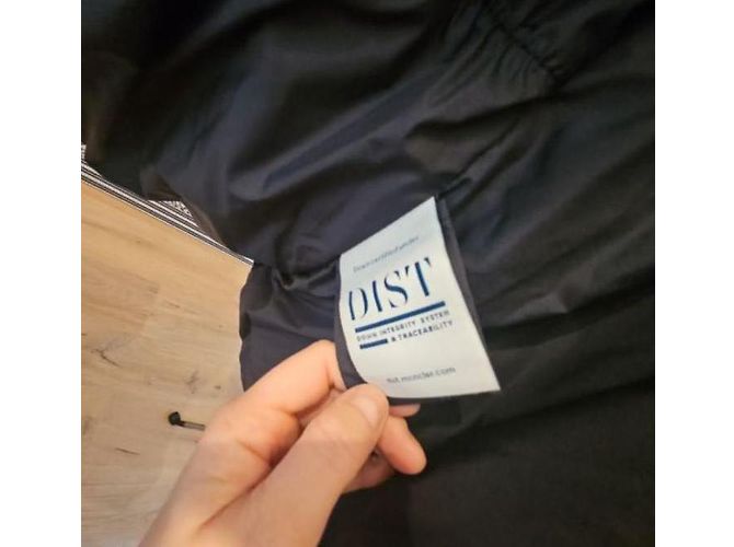 Giacca Moncler Nera con Piuma Nero - vista 6