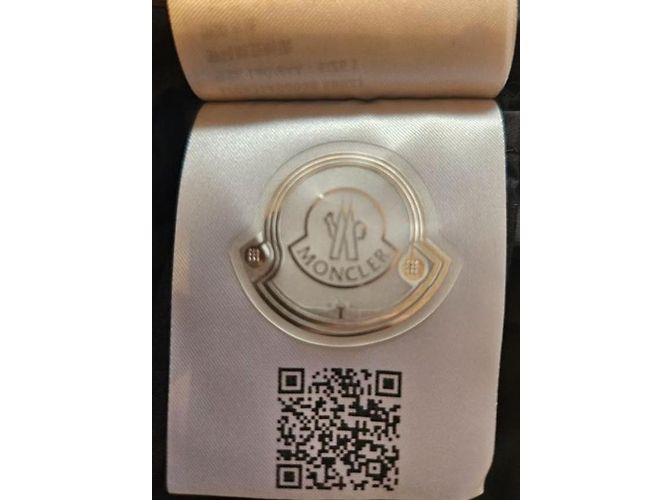 Giacca Moncler Nera con Piuma Nero - vista 8