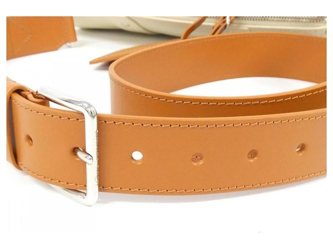 Borsa a Spalla Louis Vuitton City Keepall M59670 Beige - vista 5