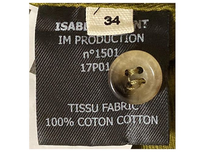 Autre Marque Falda Isabel Marant Étoile Verde Caqui - vista 7
