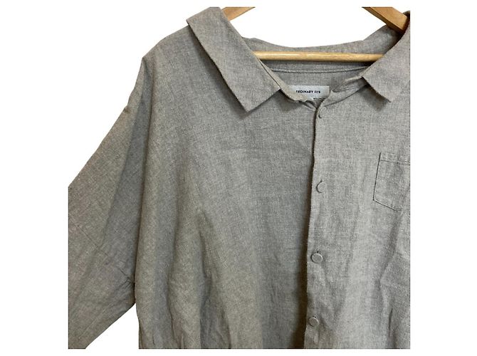 Autre Marque Camisa Larga BARBER da Ordinary Fits Marrom - vista 3