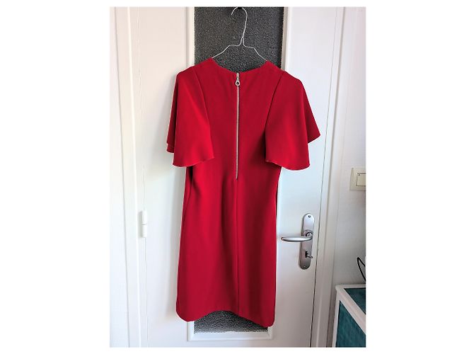 Maje rotes Kleid in sehr gutem Zustand Größe 36 - vista 2