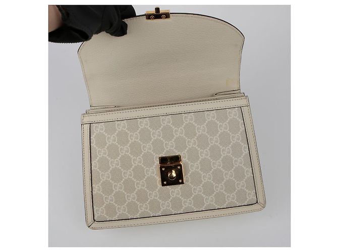 Gucci Bolso de mano Ophidia Small con asa superior Castaño - vista 11