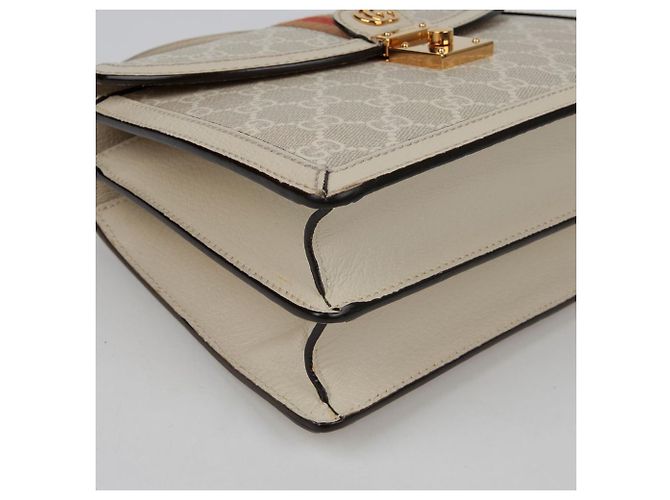 Gucci Bolso de mano Ophidia Small con asa superior Castaño - vista 9