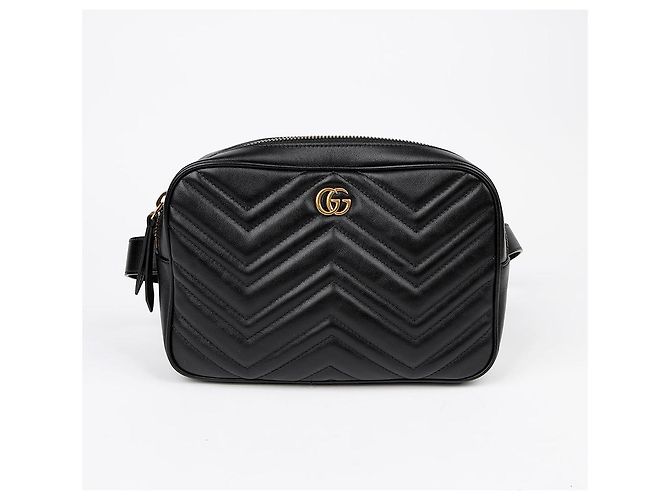 Gucci Borsa a tracolla GG Marmont Nero - vista 2