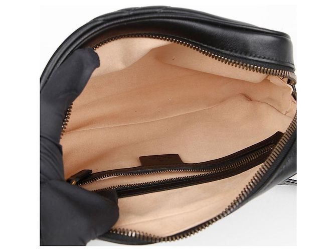 Gucci Borsa a tracolla GG Marmont Nero - vista 9