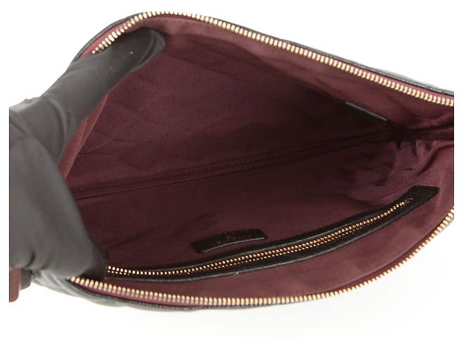 Chanel Clutch Media Classica in Caviale Nero - vista 13