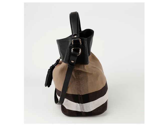 Burberry Ashby Medium Hobo Schultertasche Schwarz - Ansicht 3