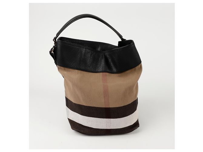 Burberry Ashby Medium Hobo Schultertasche Schwarz - Ansicht 4