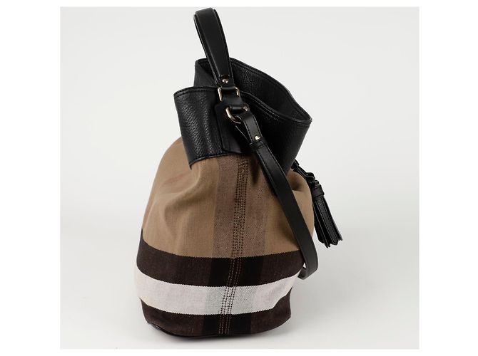 Burberry Ashby Medium Hobo Schultertasche Schwarz - Ansicht 5