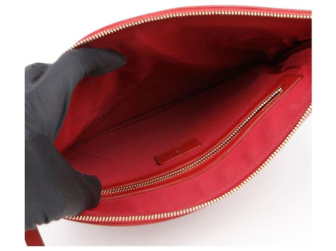 Chanel Mademoiselle Nuova Clutch Media Rosso - vista 10