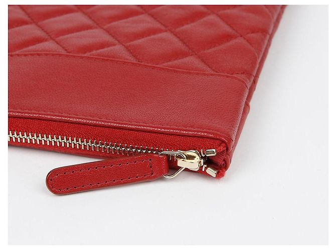 Chanel Mademoiselle Nuova Clutch Media Rosso - vista 7