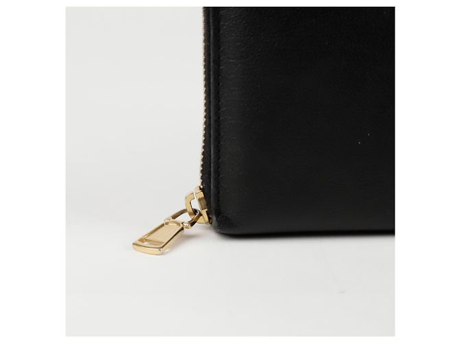 Saint Laurent Cartera larga con cremallera Monogram Negro - vista 3