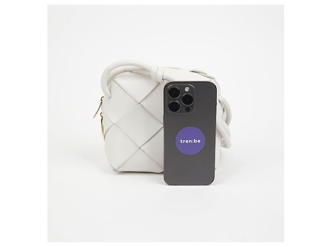 Bottega Veneta Mini borsa a tracolla cassette Bianco - vista 12