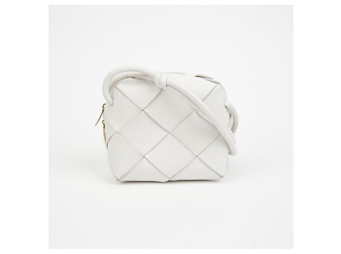 Bottega Veneta Mini borsa a tracolla cassette Bianco - vista 2